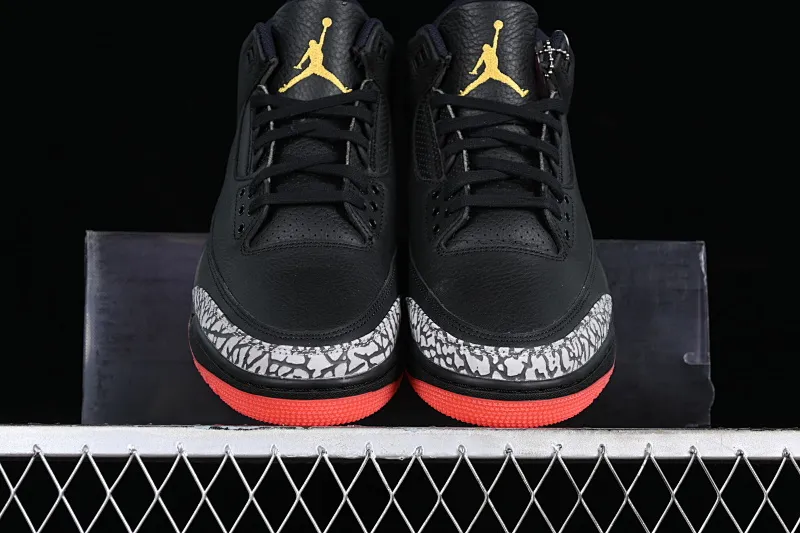 All categories Air Jordan Jordan series basketball shoes Air Jordan 3 LW version J Balvin x Air Jordan 3 Retro "Rio" AJ3 Joe 3 Black Rainbow FN0344-001